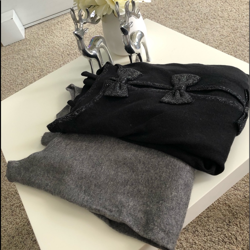 Sweater bundle with bow back detail